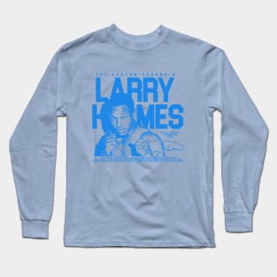 Larry Holmes - Blue Long Sleeve T-Shirt